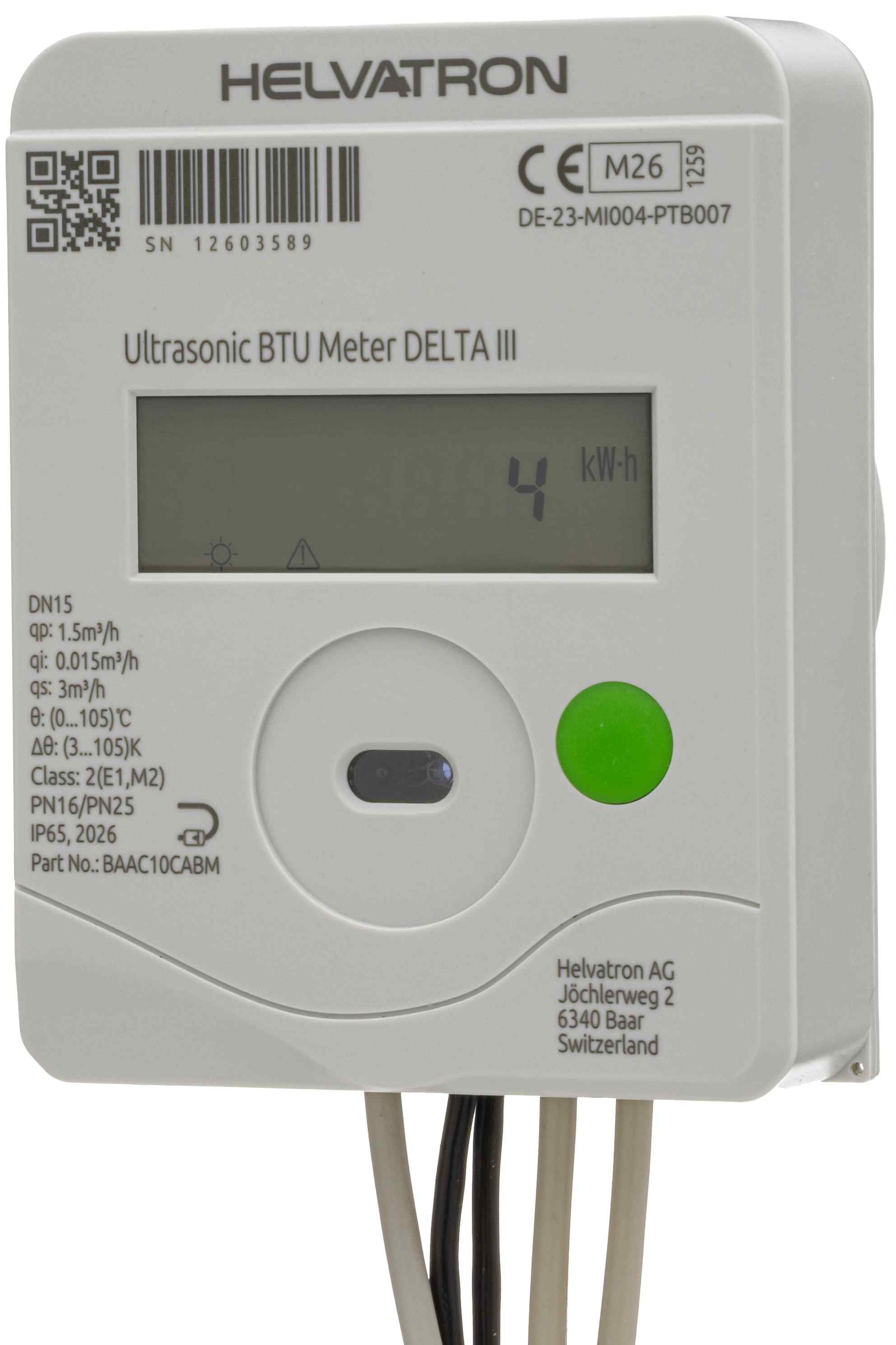 DELTA III M-Bus DN15 110 mm, qp 1.5 m3/h